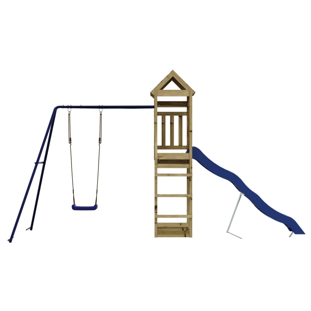 Set da Gioco da Esterno in Legno di Pino Impregnato | homemem39