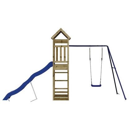 Set da Gioco da Esterno in Legno di Pino Impregnato | homemem39