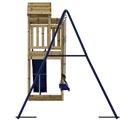 Set da Gioco da Esterno in Legno di Pino Impregnato | homemem39
