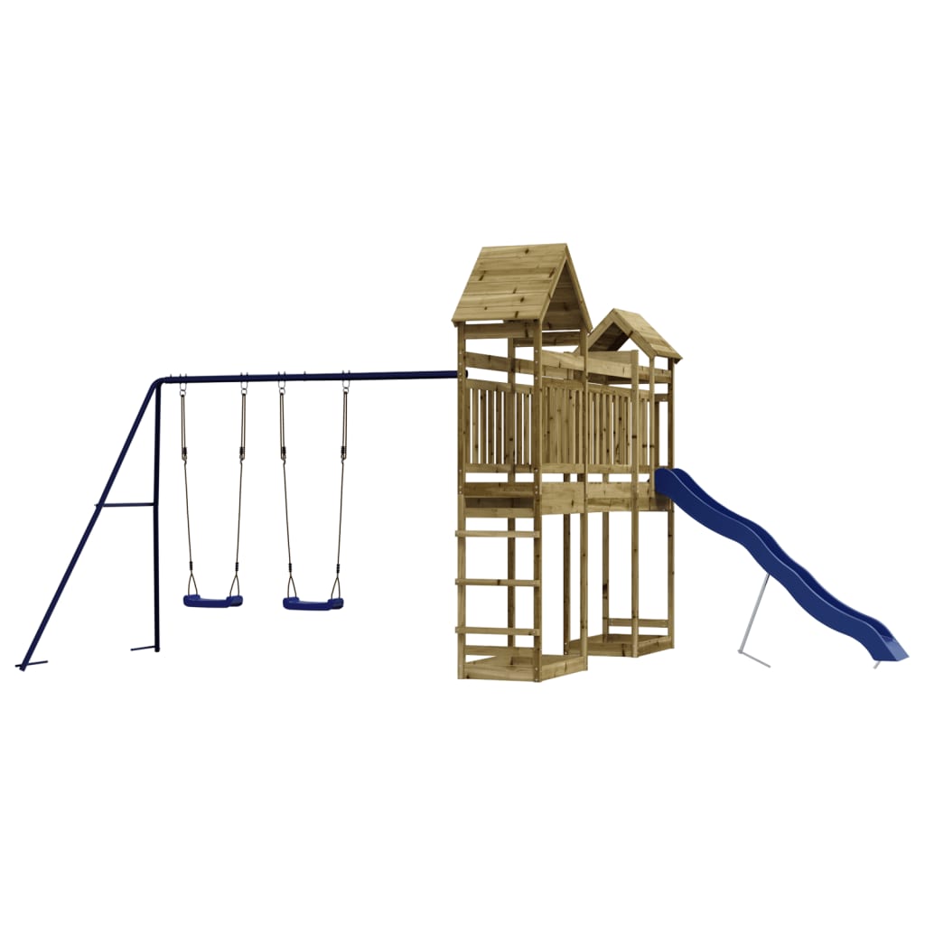 Set da Gioco da Esterno in Legno di Pino Impregnato | homemem39
