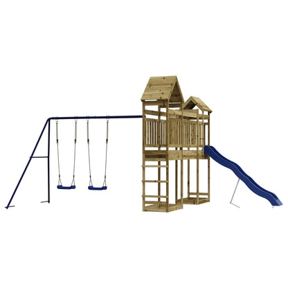 Set da Gioco da Esterno in Legno di Pino Impregnato | homemem39