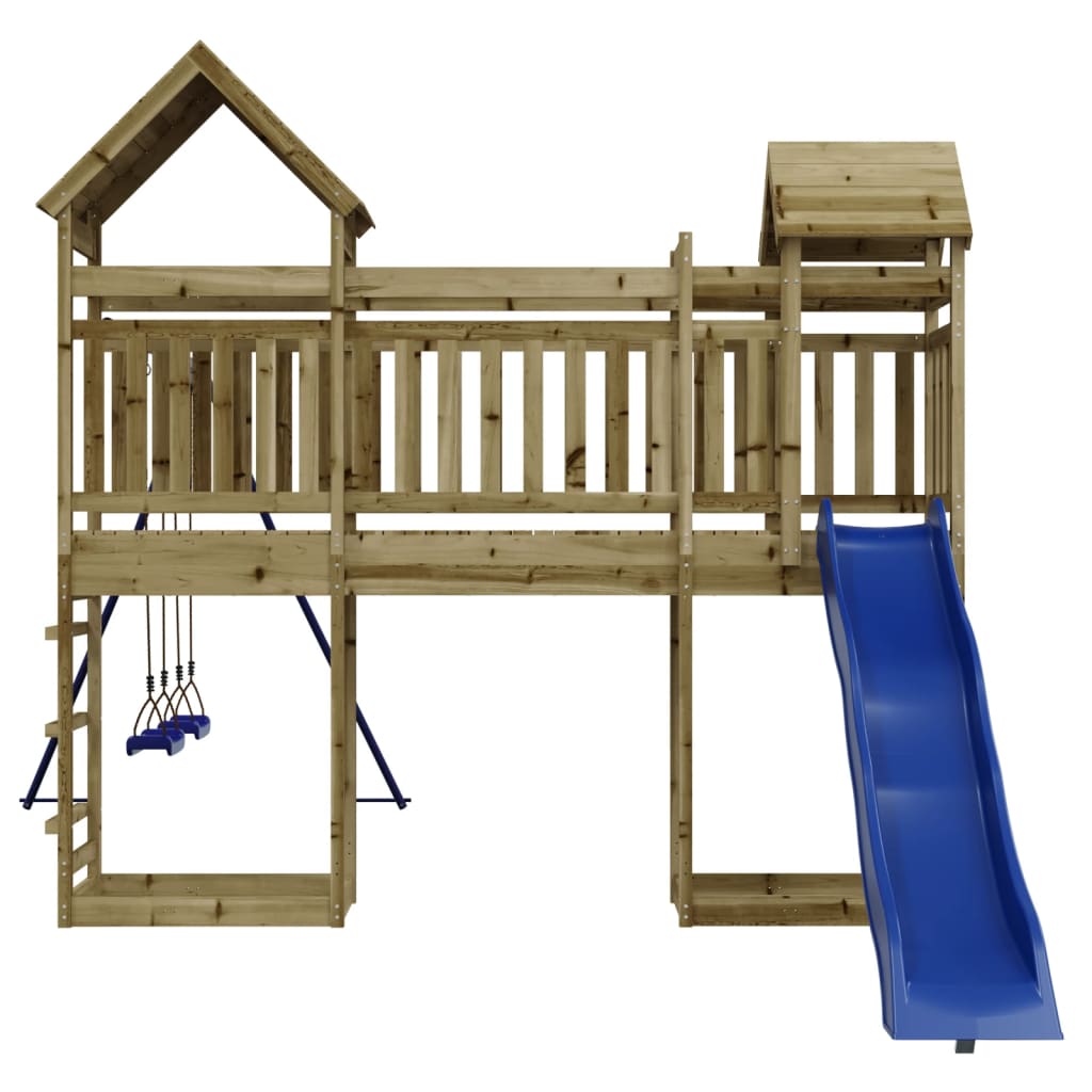 Set da Gioco da Esterno in Legno di Pino Impregnato | homemem39