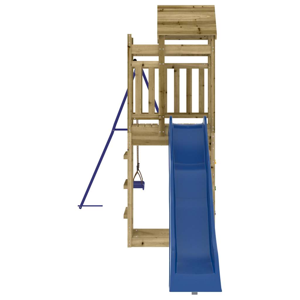 Set da Gioco da Esterno in Legno di Pino Impregnato | homemem39