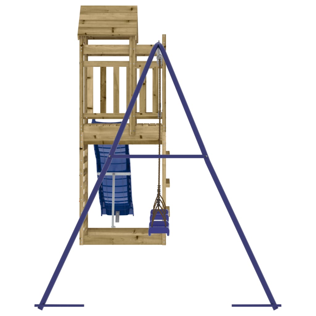 Set da Gioco da Esterno in Legno di Pino Impregnato | homemem39