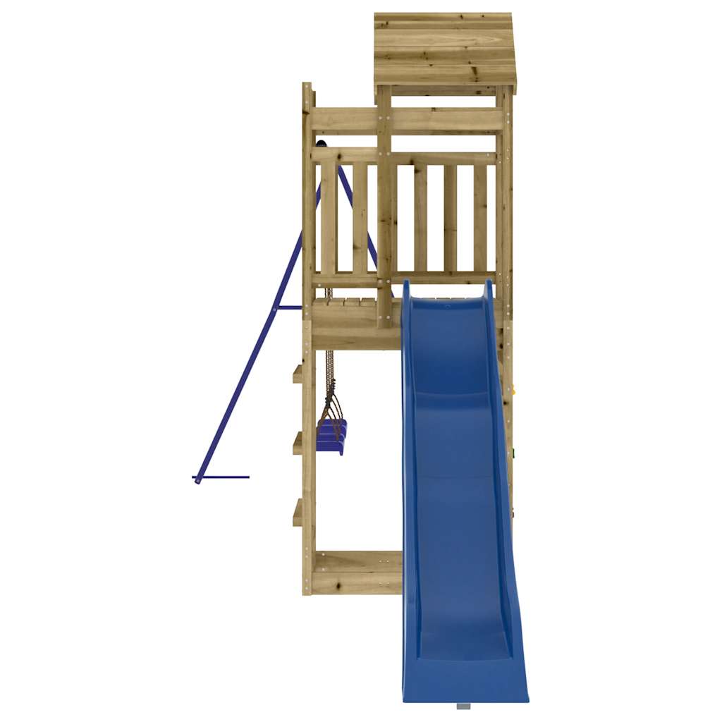 Set da Gioco da Esterno in Legno di Pino Impregnato | homemem39