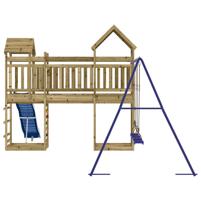 Set da Gioco da Esterno in Legno di Pino Impregnato | homemem39
