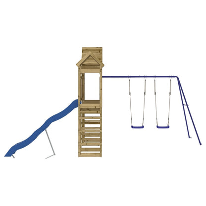 Set da Gioco da Esterno in Legno di Pino Impregnato | homemem39
