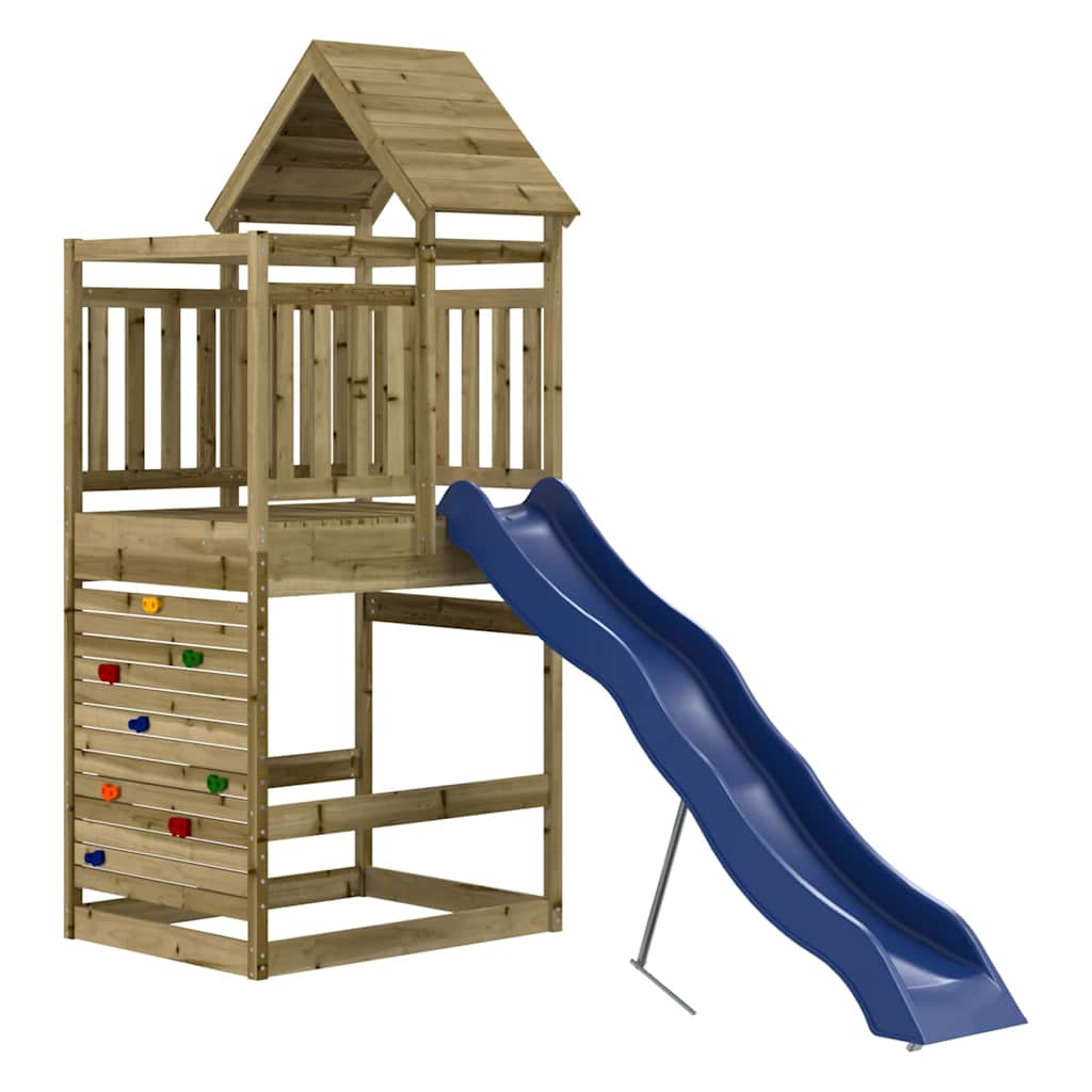 Set da Gioco da Esterno in Legno di Pino Impregnato | homemem39