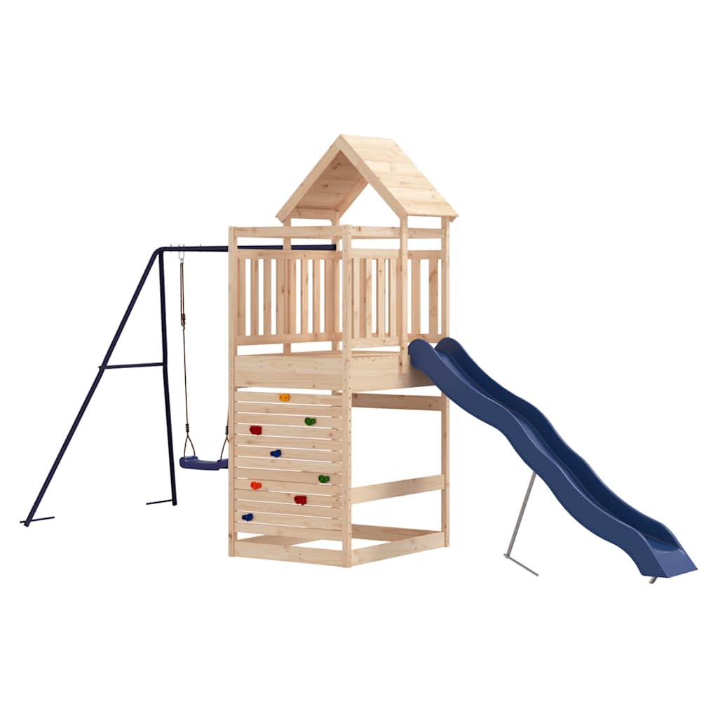 Set da Gioco da Esterno in Legno Massello di Pino | homemem39