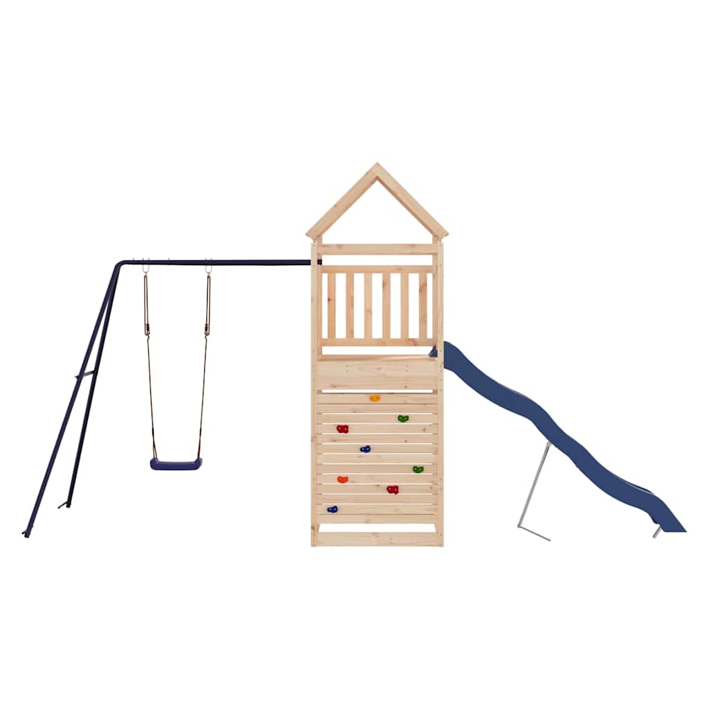 Set da Gioco da Esterno in Legno Massello di Pino | homemem39