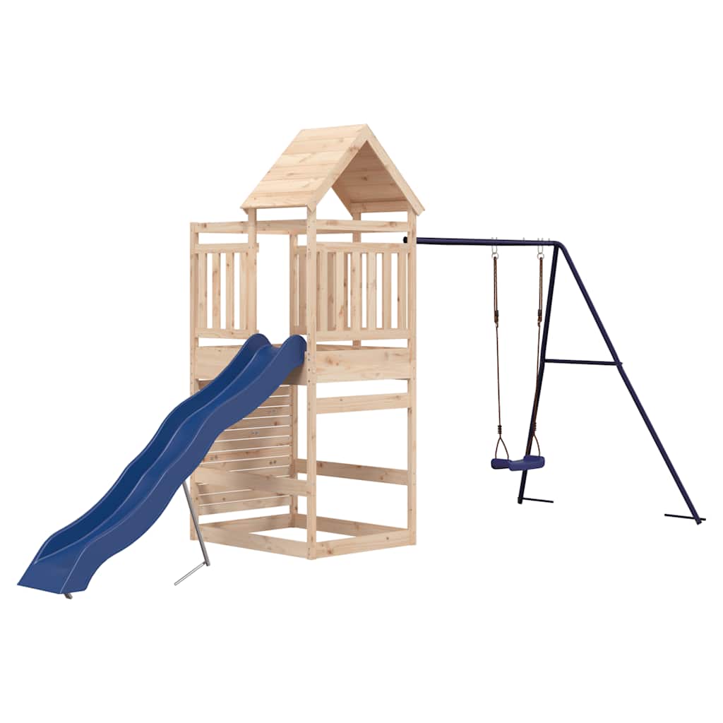 Set da Gioco da Esterno in Legno Massello di Pino | homemem39