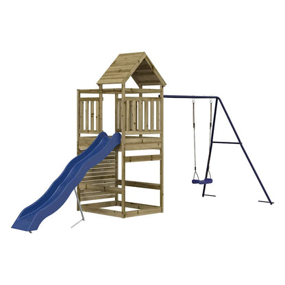 Set da Gioco da Esterno in Legno di Pino Impregnato | homemem39