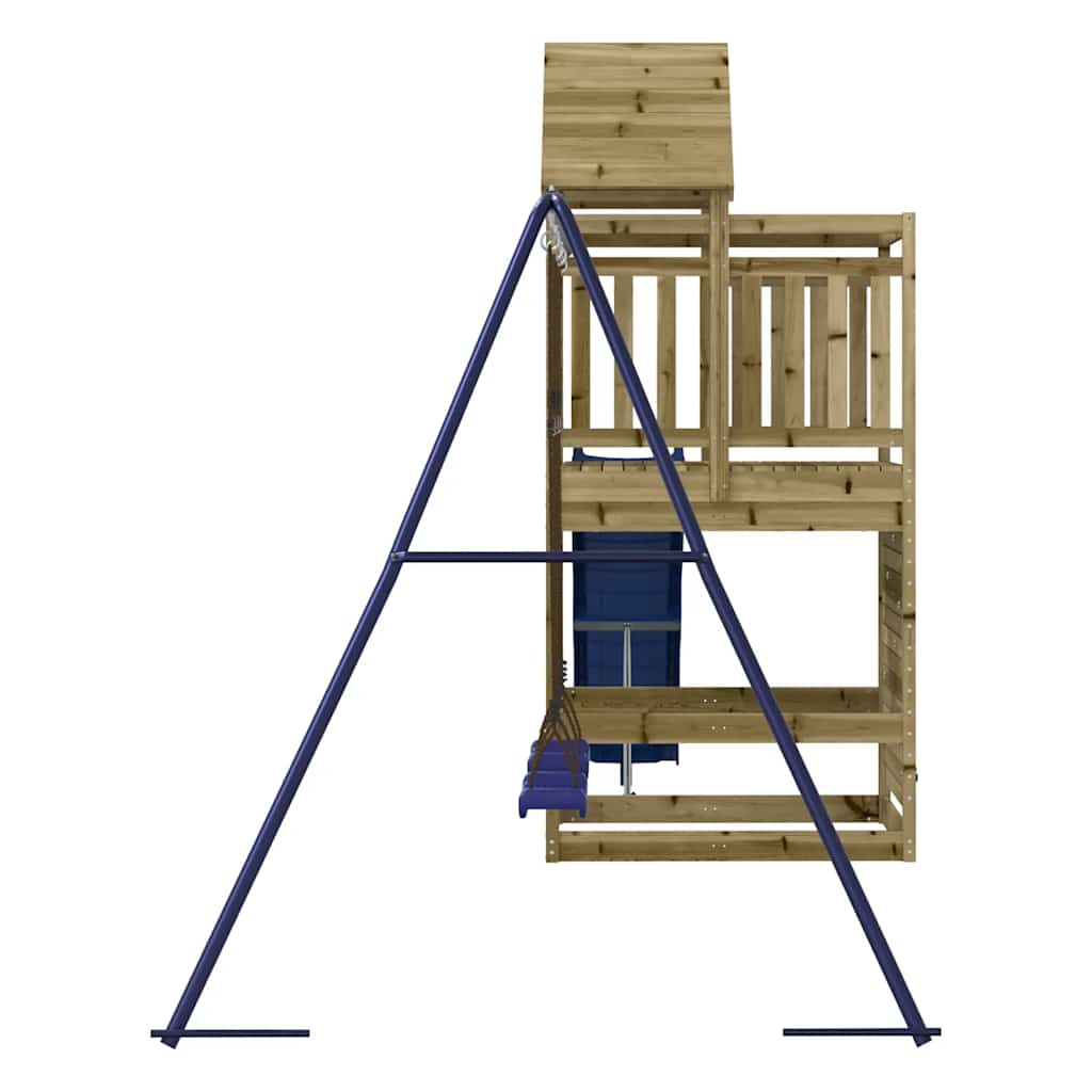 Set da Gioco da Esterno in Legno di Pino Impregnato | homemem39