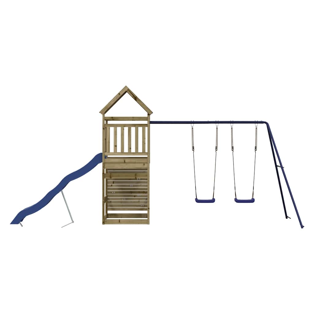 Set da Gioco da Esterno in Legno di Pino Impregnato | homemem39