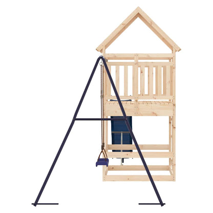 Set da Gioco da Esterno in Legno Massello di Pino | homemem39