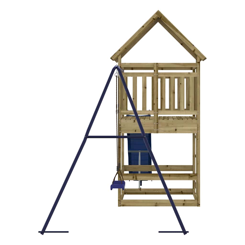 Set da Gioco da Esterno in Legno di Pino Impregnato | homemem39