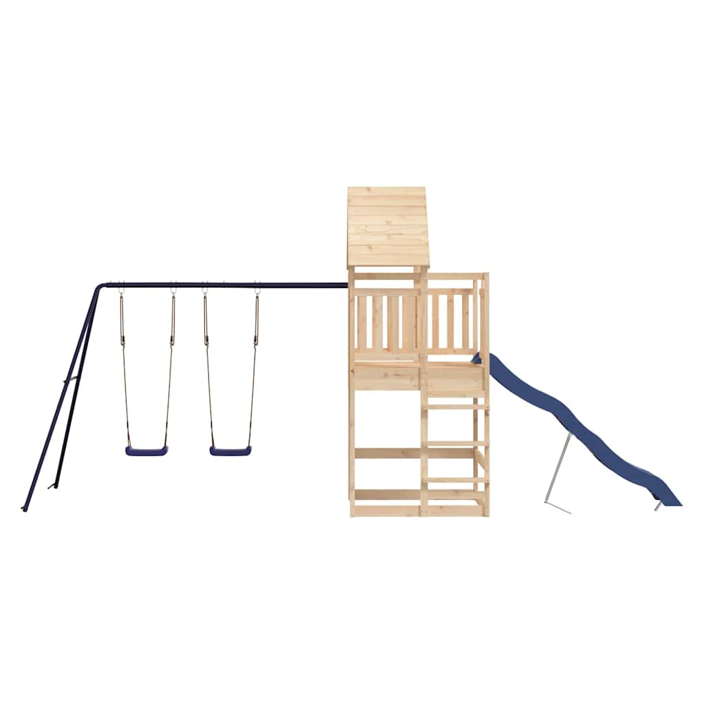 Set da Gioco da Esterno in Legno Massello di Pino | homemem39
