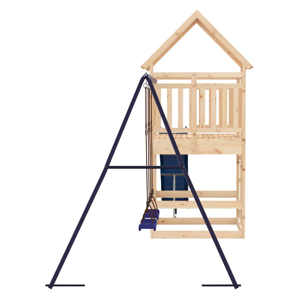 Set da Gioco da Esterno in Legno Massello di Pino | homemem39