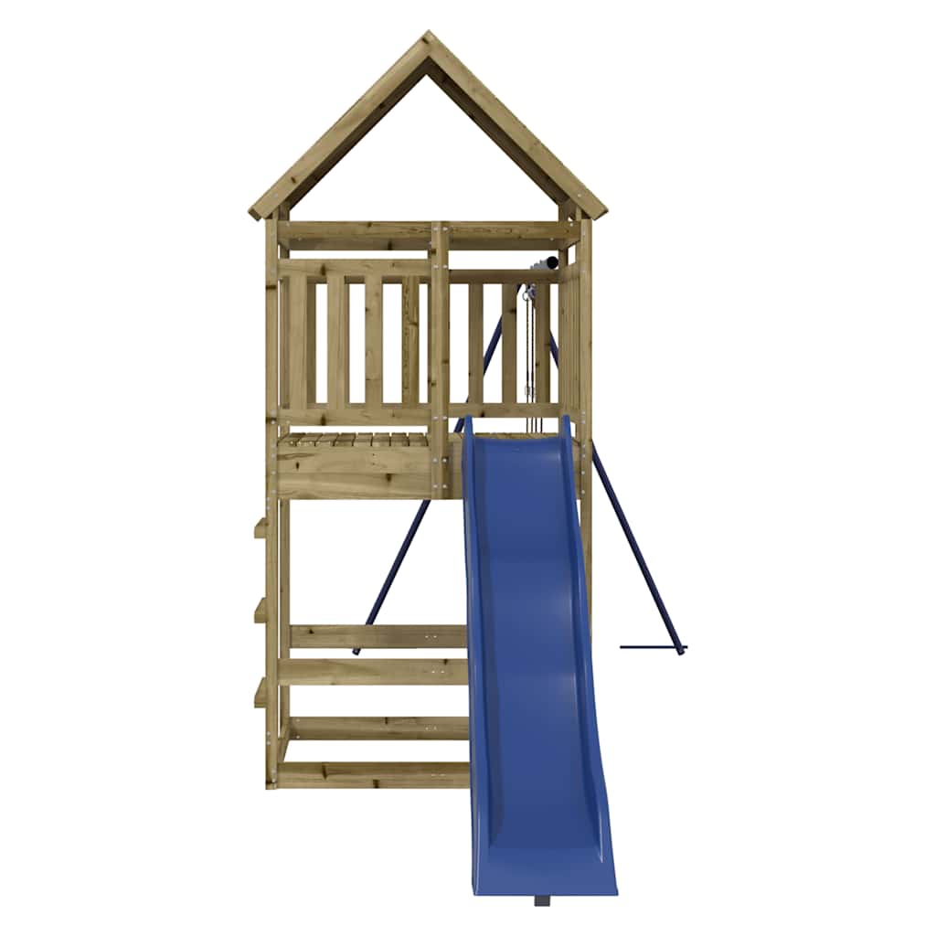 Set da Gioco da Esterno in Legno di Pino Impregnato | homemem39