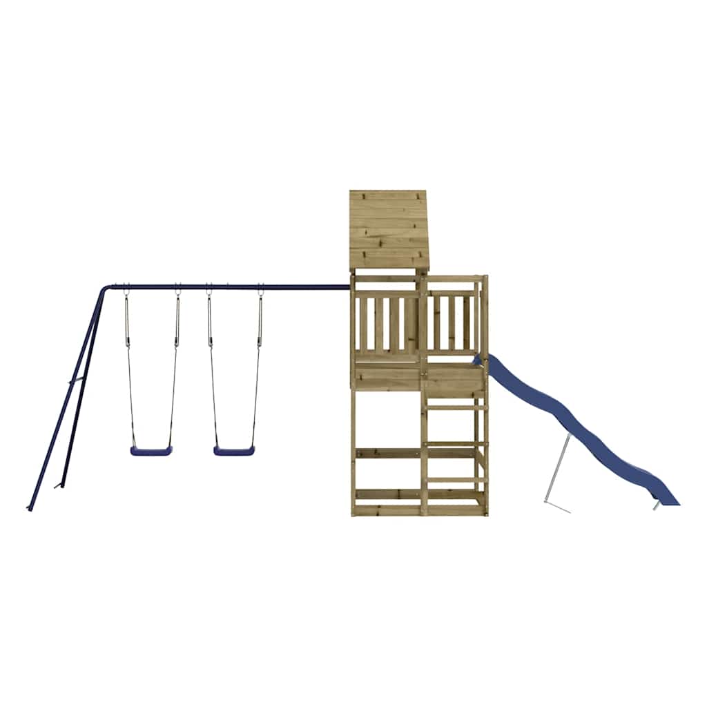 Set da Gioco da Esterno in Legno di Pino Impregnato | homemem39
