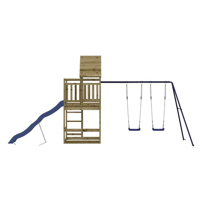 Set da Gioco da Esterno in Legno di Pino Impregnato | homemem39