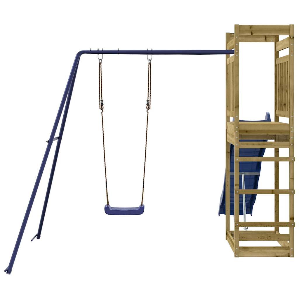 Set da Gioco da Esterno in Legno di Pino Impregnato | homemem39