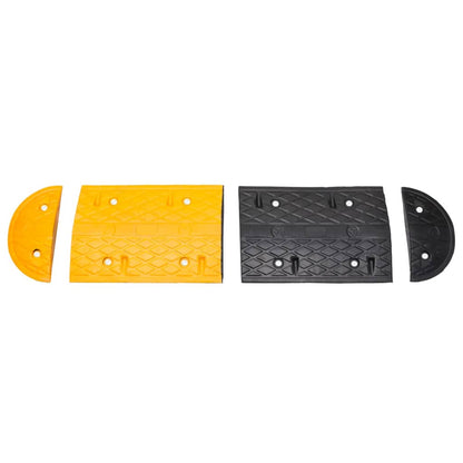 Dosso Giallo e Nero 323x32,5x4 cm in Gomma | homemem39
