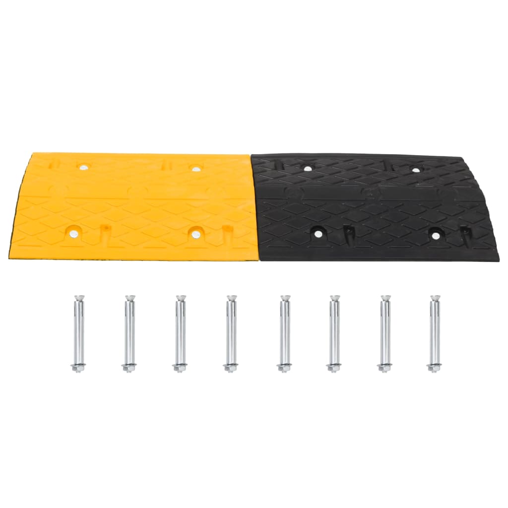 Dosso Giallo e Nero 323x32,5x4 cm in Gomma | homemem39