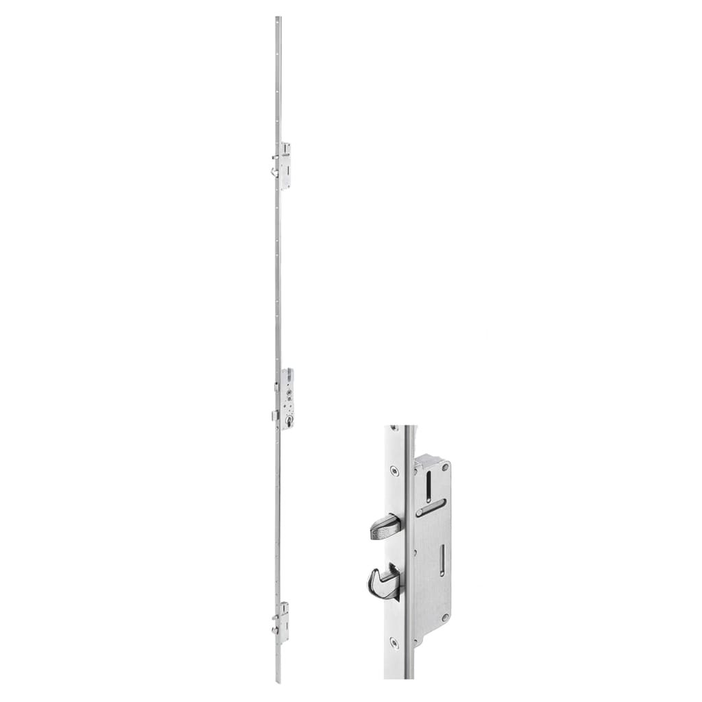Porta Ingresso Bianca 100x200 cm in Alluminio e PVC | homemem39