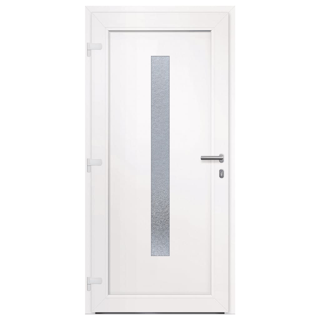 Porta Ingresso Bianca 98x208 cm in PVC - homemem39