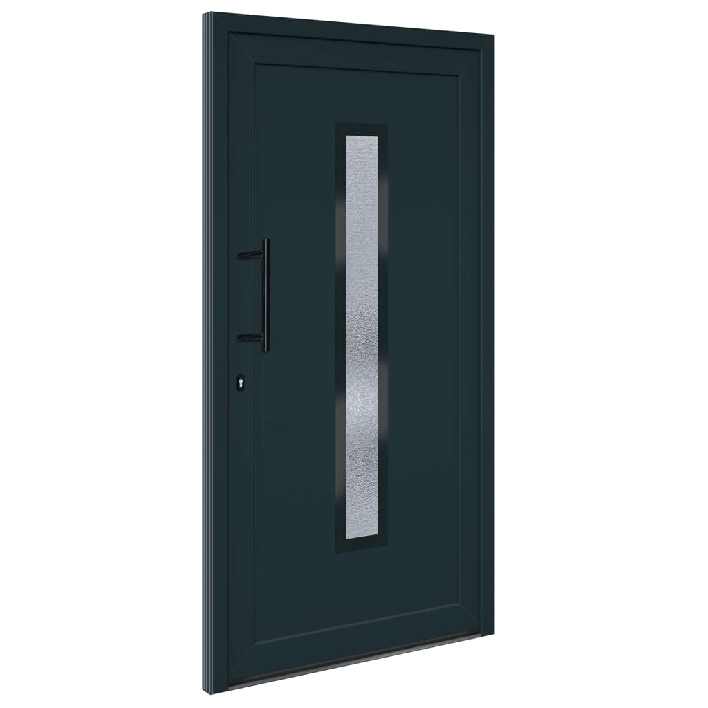 Porta Ingresso Antracite 108x200 cm in PVC - homemem39