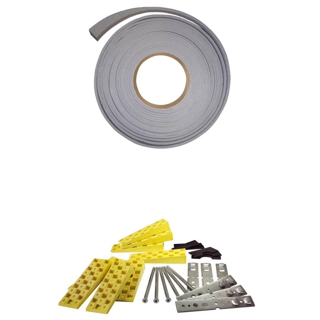 Porta Ingresso Antracite 108x200 cm in PVC - homemem39