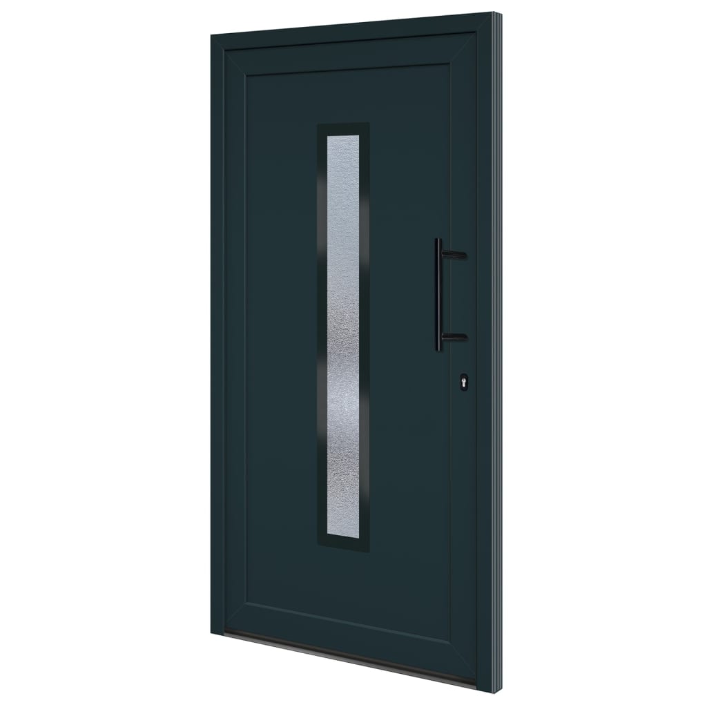 Porta Ingresso Antracite 108x200 cm in PVC - homemem39