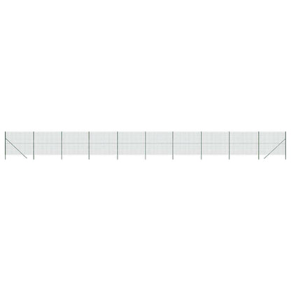 Recinzione Metallica Verde 1,6x25 m in Acciaio Zincato - homemem39