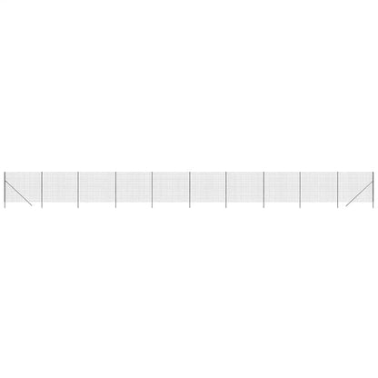 Recinzione Metallica Antracite 2x25 m in Acciaio Zincato | homemem39