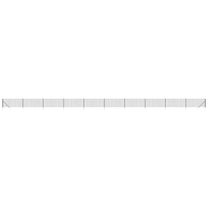 Recinzione Metallica con Picchetti Ancoraggio Antracite 1x25 m | homemem39