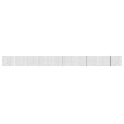 Recinzione Metallica con Picchetti Ancoraggio Antracite 2,2x25m