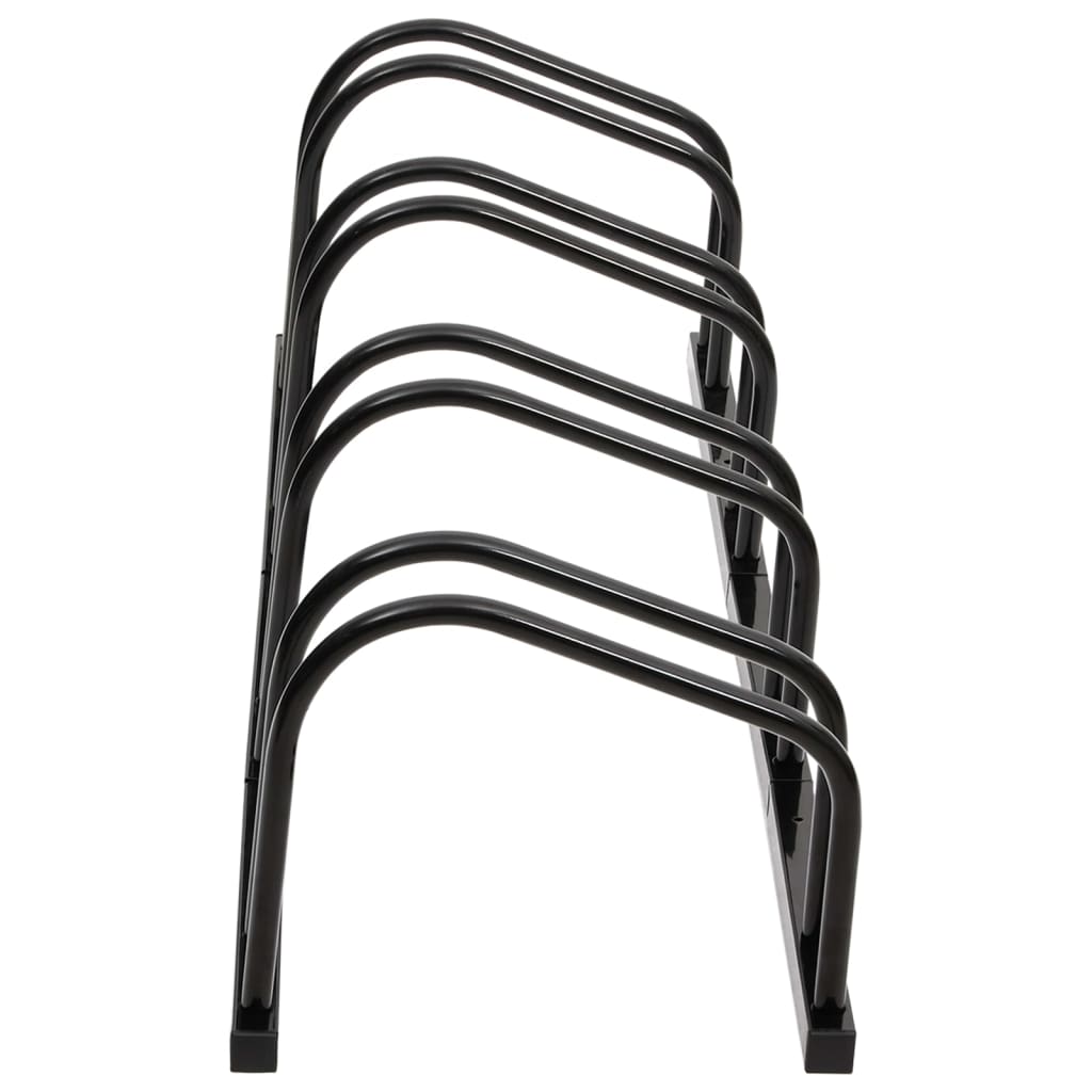 Portabici per 4 Biciclette Acciaio Nero | homemem39