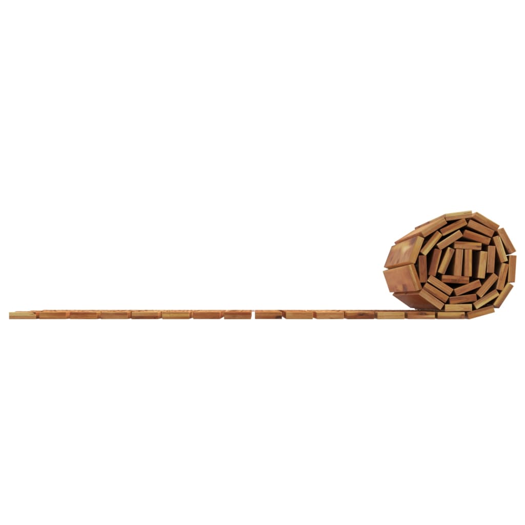 Sentiero da Giardino 200x50 cm in Legno Massello di Acacia | homemem39