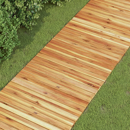 Sentiero da Giardino 200x50 cm in Legno Massello di Acacia | homemem39
