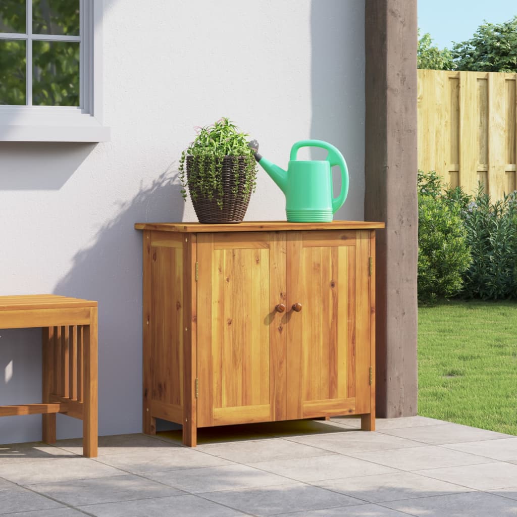Mobile da Giardino75x35x70 cm in Legno Massello di Acacia