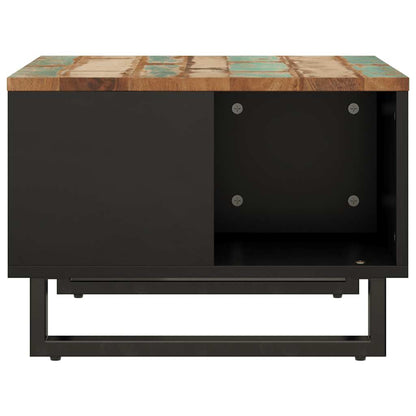 Tavolino da Salotto 60x50x35 cm in Legno Massello di Recupero
