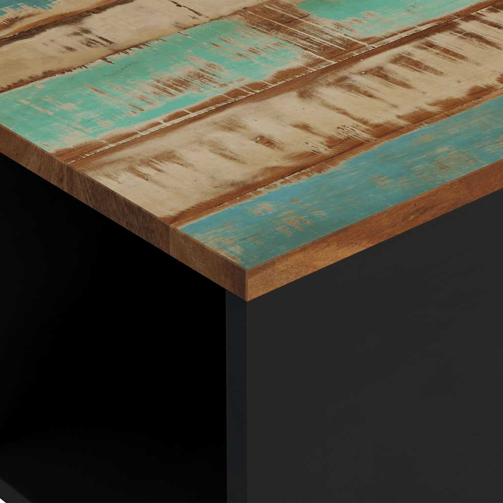 Tavolino da Salotto 60x50x35 cm in Legno Massello di Recupero