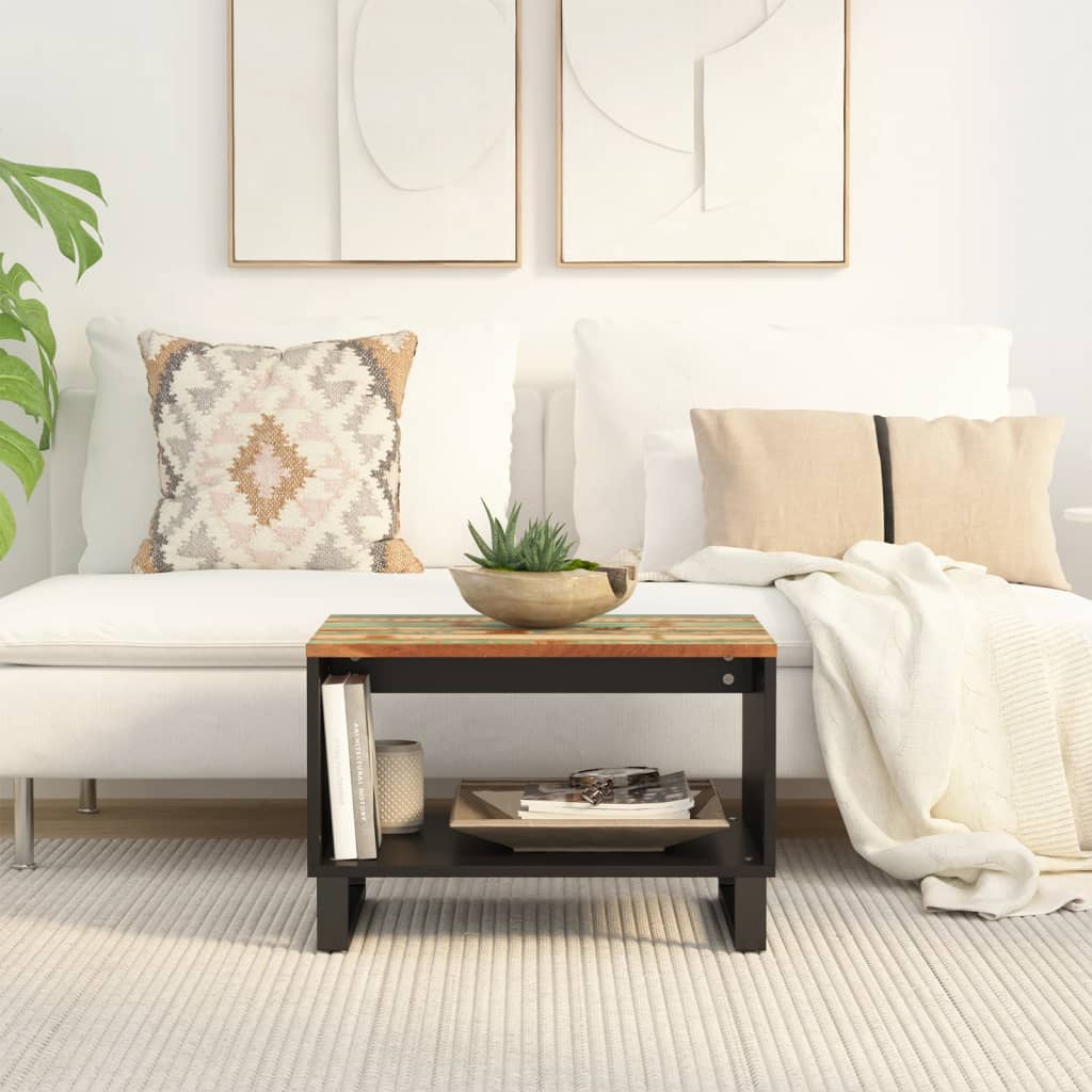 Tavolino da Salotto 60x50x40 cm in Legno Massello di Recupero | homemem39