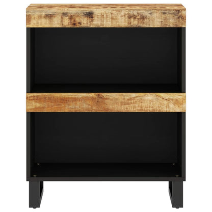 Credenza 60x33x75 cm in Legno Massello di Mango