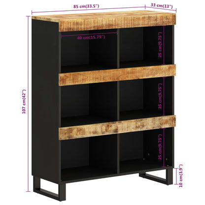 Credenza 85x33x107 cm in Legno Massello di Mango | homemem39