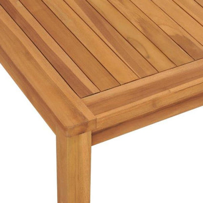 Set da Pranzo per Giardino 3 pz in Legno Massello di Teak | homemem39