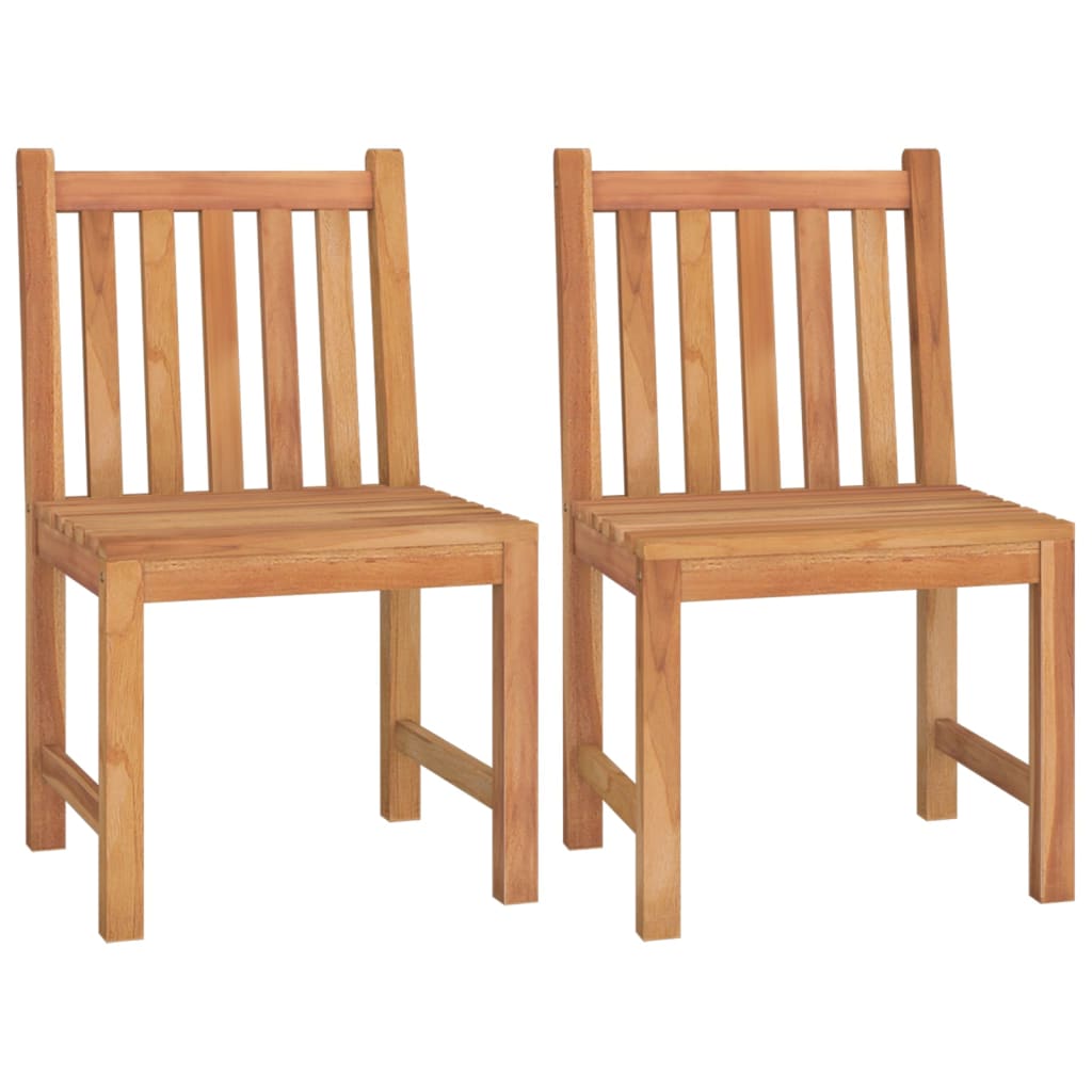 Set da Pranzo per Giardino 4 pz in Legno Massello di Teak | homemem39