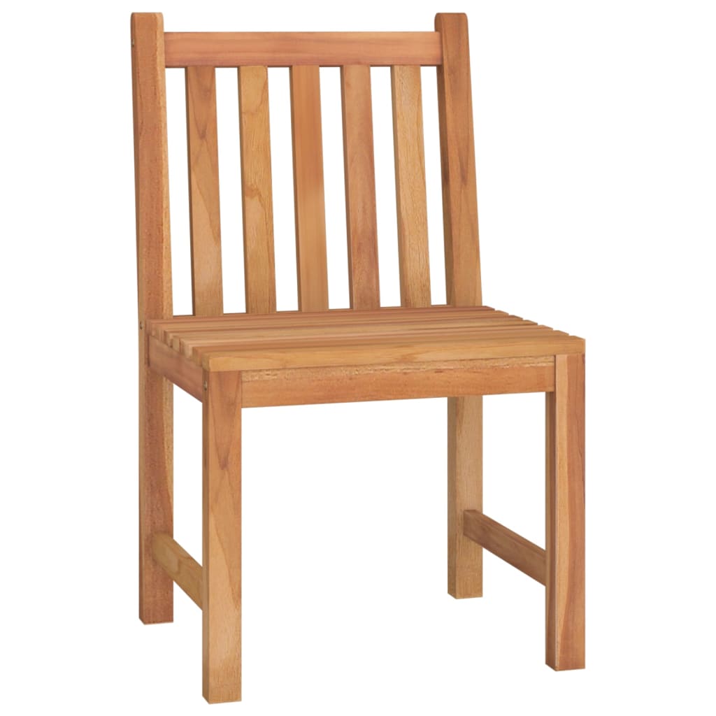 Set da Pranzo per Giardino 4 pz in Legno Massello di Teak | homemem39
