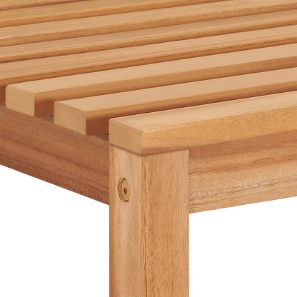 Set da Pranzo per Giardino 4 pz in Legno Massello di Teak | homemem39